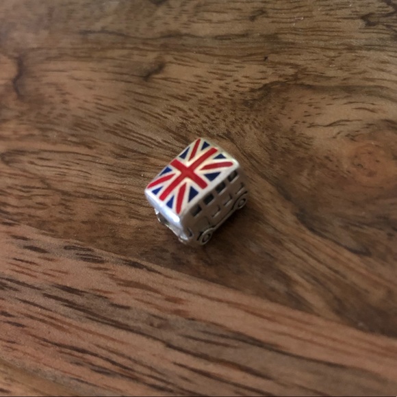 Pandora Jewelry - Authentic Pandora sterling silver GB flag charm Pandora Jewelry - Authentic Pandora sterling silver GB flag charm